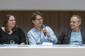 Dr. Lilian Marx-Stölting (links), Prof. Dr. Daniel Schubert (Mitte), Prof. Dr. Thomas Schmülling (links)